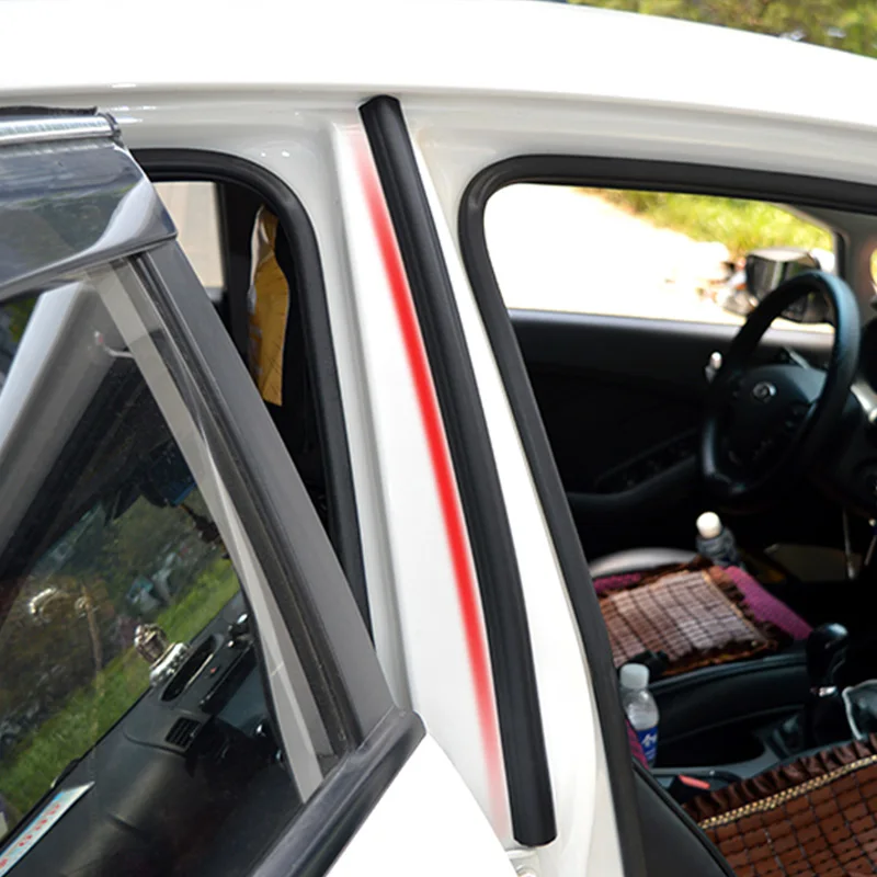 2 шт. двери автомобиля резиновые этиленового пропилен каучука прокладки B столб