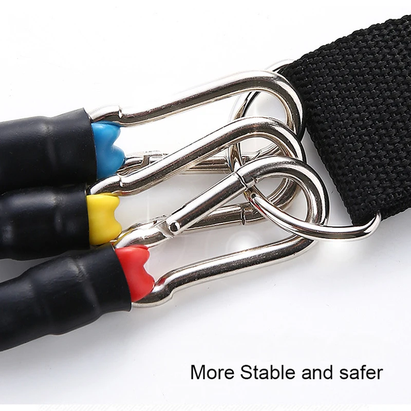 11 Pcs/Set Crossfit Latex Resistance Band Training Exercise Tube Yoga Rope Pull Elastic Rubber Expander Fitness Equipment Belt | Спорт и