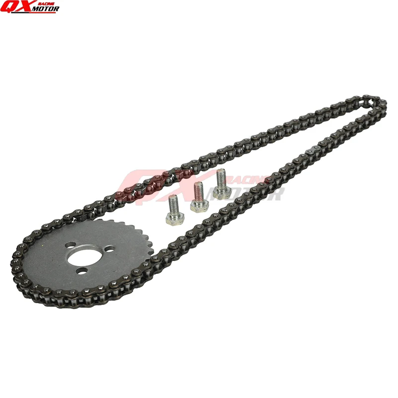 

Мотоциклетная 90-звенная цепь ГРМ 32T, звездочка ГРМ для lifan 125 125cc 1P52FMI, горизонтальные двигатели, грязевой пит-байк, детали для квадроциклов