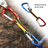 climbing professional rock climbing quickdraw sling safety lock extenders straighten bent carabiner mountaineer outdoor protect