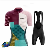 strava 2021 summer cycling jersey pro team cycling clothing suits bicycle clothes bib shorts sets bike ropa ciclismo triathlon