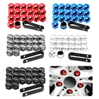 Защитные чехлы для Volkswagen VW Polo, Passat B5, B6, CC, GOLF 4, 5, 6, Tiguan Bora, Peugeot колпачки на Колесные гайки автомобиля, 307, 206, 17 мм, 308