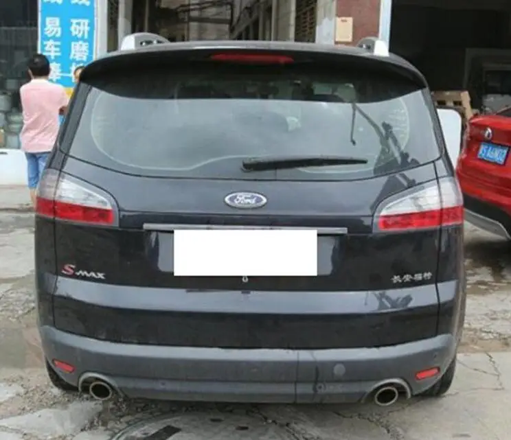 Для S-Max спойлер 2007-2013 Ford MVP Спойлер ABS пластик Материал заднее крыло автомобиля