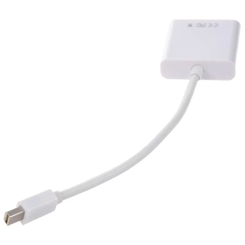Адаптер VGA-адаптер Mini DisplayPort для VGA белый | Электроника
