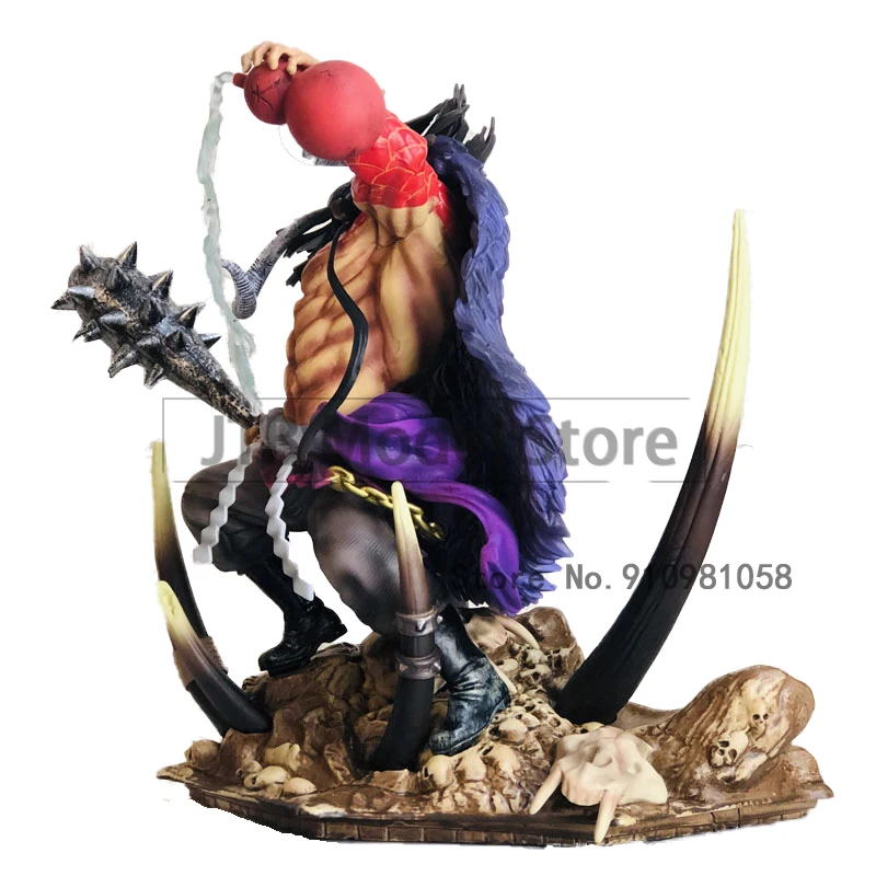 Günstig Ein Stück Kaido Modell Action Figure Anime 33CM PVC Schlacht Statue Sammlung Spielzeug Für Kind Oversize Desktop Dekoration Geschenk Figma