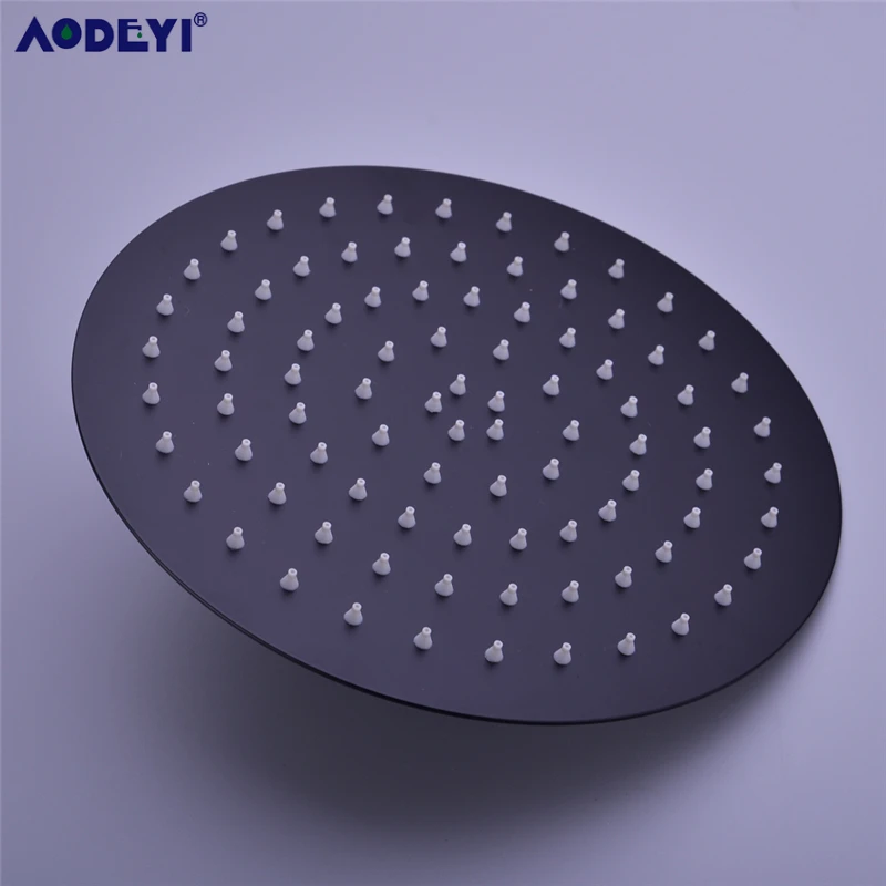 AODEYI латунный матовый черный душ набор для ванной комнаты 8 10 дюймов дождевая