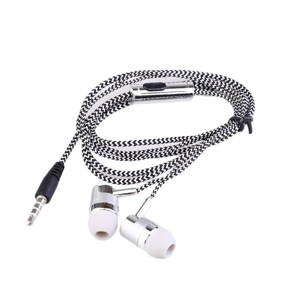 

Professional KY-38 200Hz-20000KHz 32 ohm Color Cloth Line Heavy Bass Sound In Ear Music Earphones Universal Mobile Phone Headset