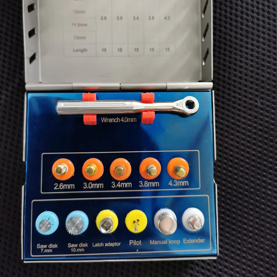 Стоматологический набор для расширения костей Sinus Lift с пиловыми дисками