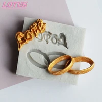 fondants ring shaped silicone mold silicone is suitable for candy moldgelatin moldsoap moldchocolate moldflexible cake 1pc