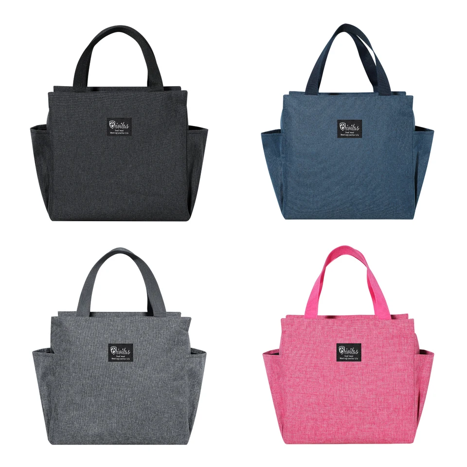 

Многофункциональная вместительная сумка-холодильник, водонепроницаемая портативная Термосумка из ткани Оксфорд на молнии для обеда, Женс...