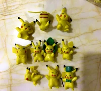 5pcs sent genuine takara tomy pokemon doll diy keychain pikachu action figure toys for kids christmas gifts