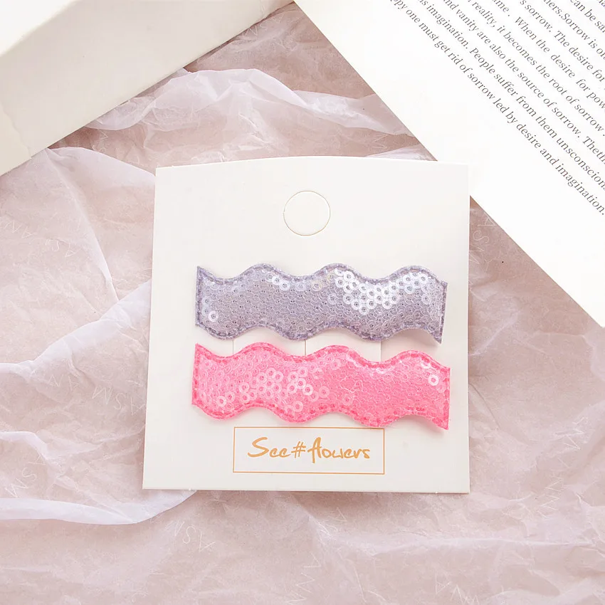 Детская простая шпилька для волос Корейская версия Марка дракона цвет блестки