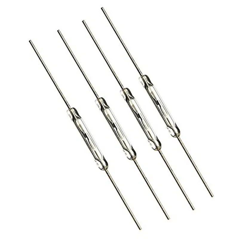200pcs/lot Reed Switch MagSwitch Magnetic Induction 10W NO Normal Open 2x14mm | Обустройство дома