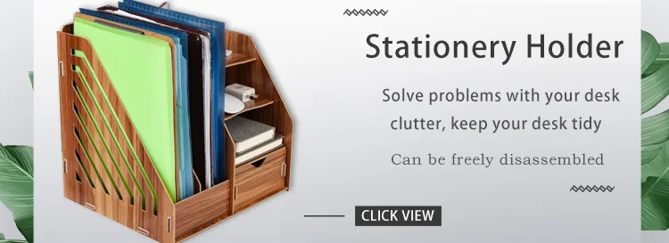 Creative pen container storage box small lattice office desktop shelf students home personality simple pen organizer