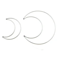 1packlot moon heart shape 50 300mm big dream catcher ring craft metal rings for dream catchers hoops diy hanging connectors