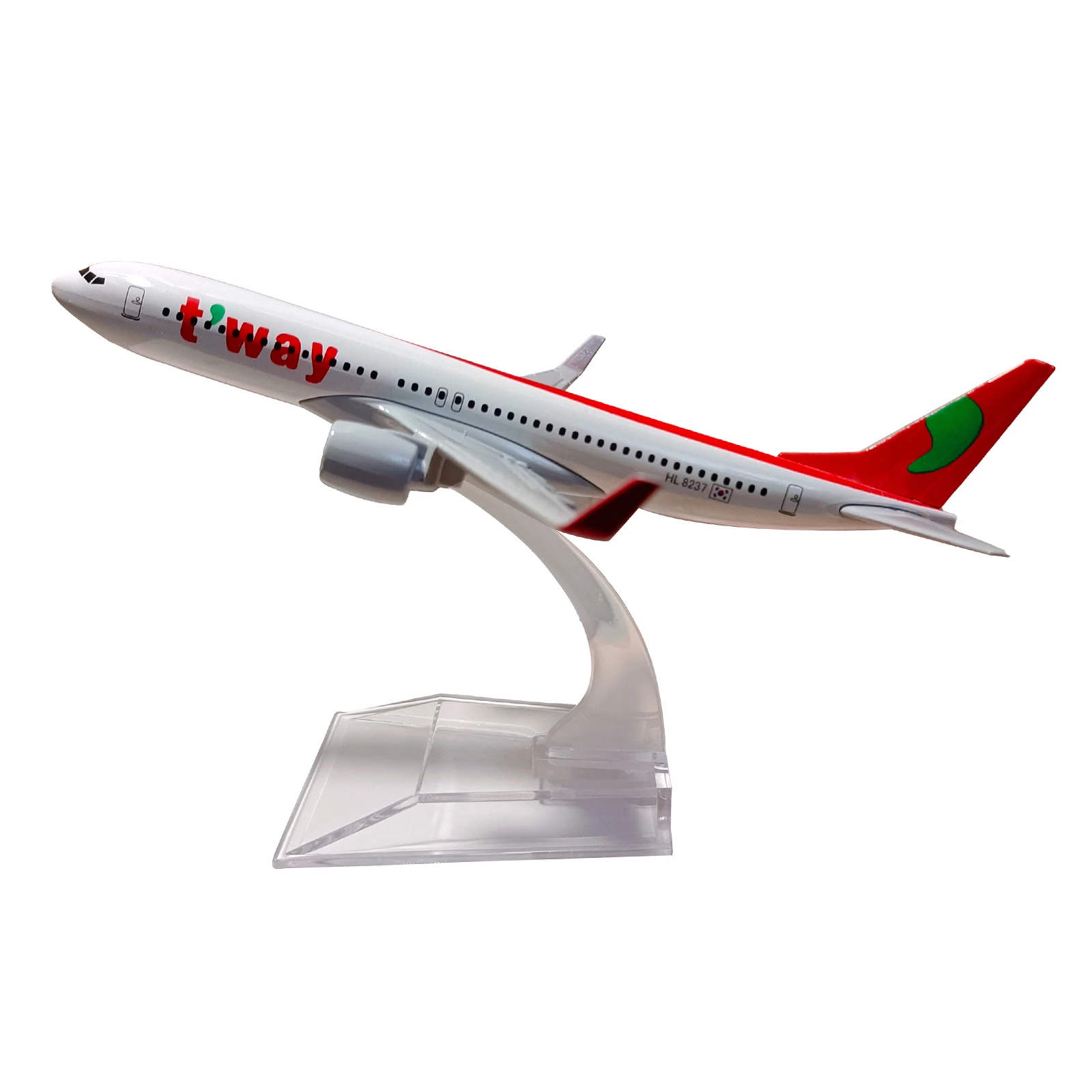 16 см сплав металла Air корейский T way TWAY авиакомпании B737 Боинг 737 модель самолета