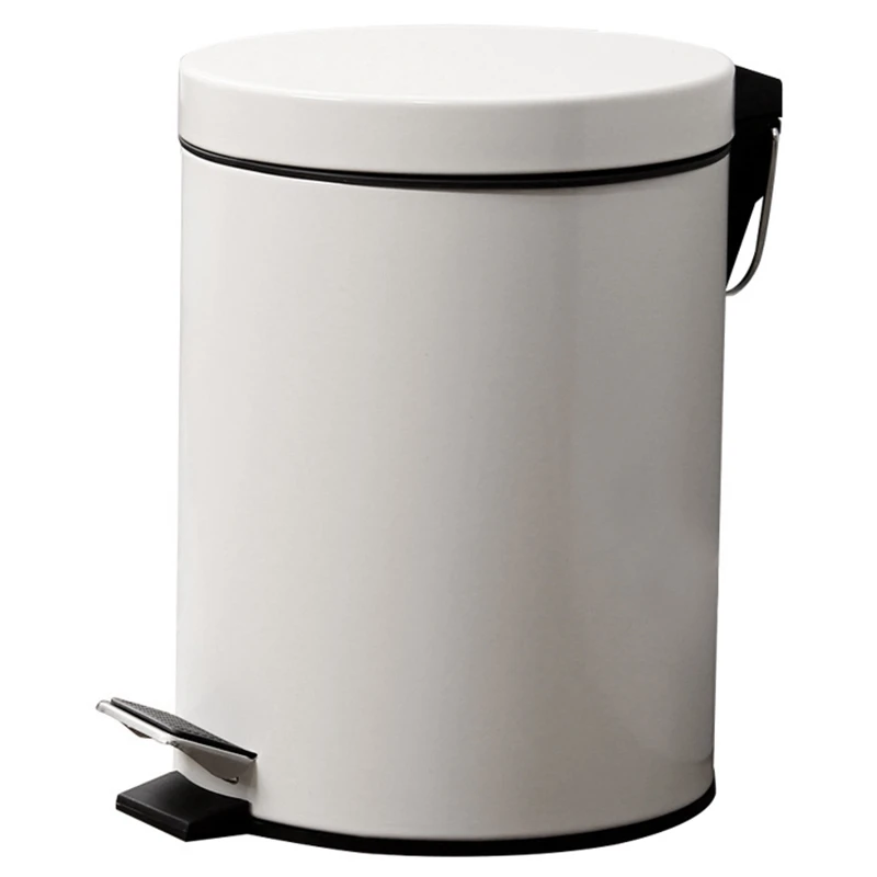 

3L Trash Can Kitchen Living Room Office Garbage Dust Bin Bathroom Storage Rubbish Bucket Storage Box Pedal Waste Bin