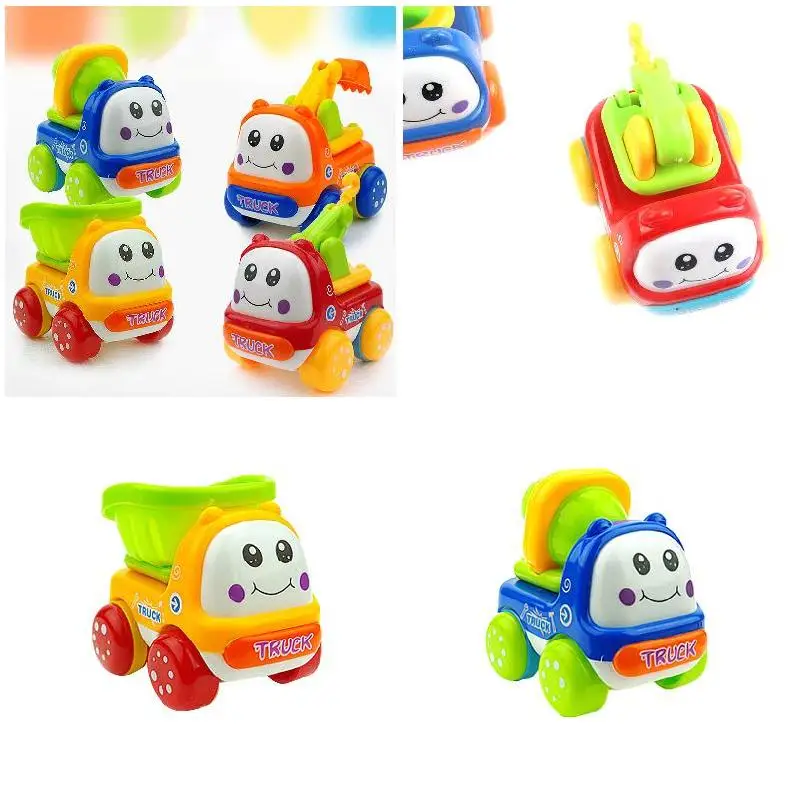 

Q Version Engineering Team Excavator Crane Model Children Toy Car Decoration Anti Throwing Car AN88