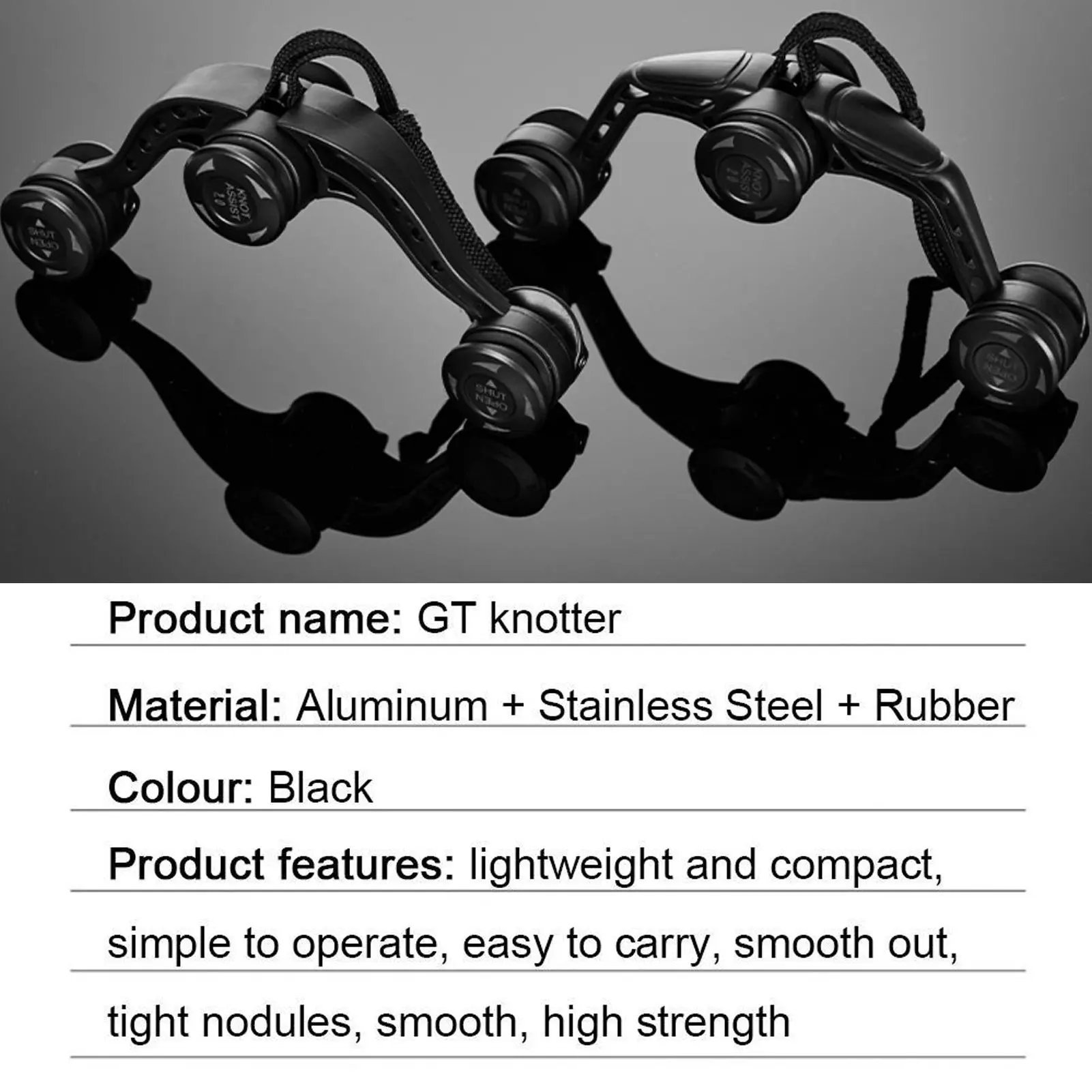 

FG Knotter Assist Kit Fishing Knot Tying Line Leader Connection Knotting Machine Lightweight Auxiliary Tool