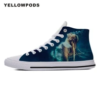 personality mens casual shoes hot cool pop funny high quality handiness avril lavigne cute cartoon custom sneakers white