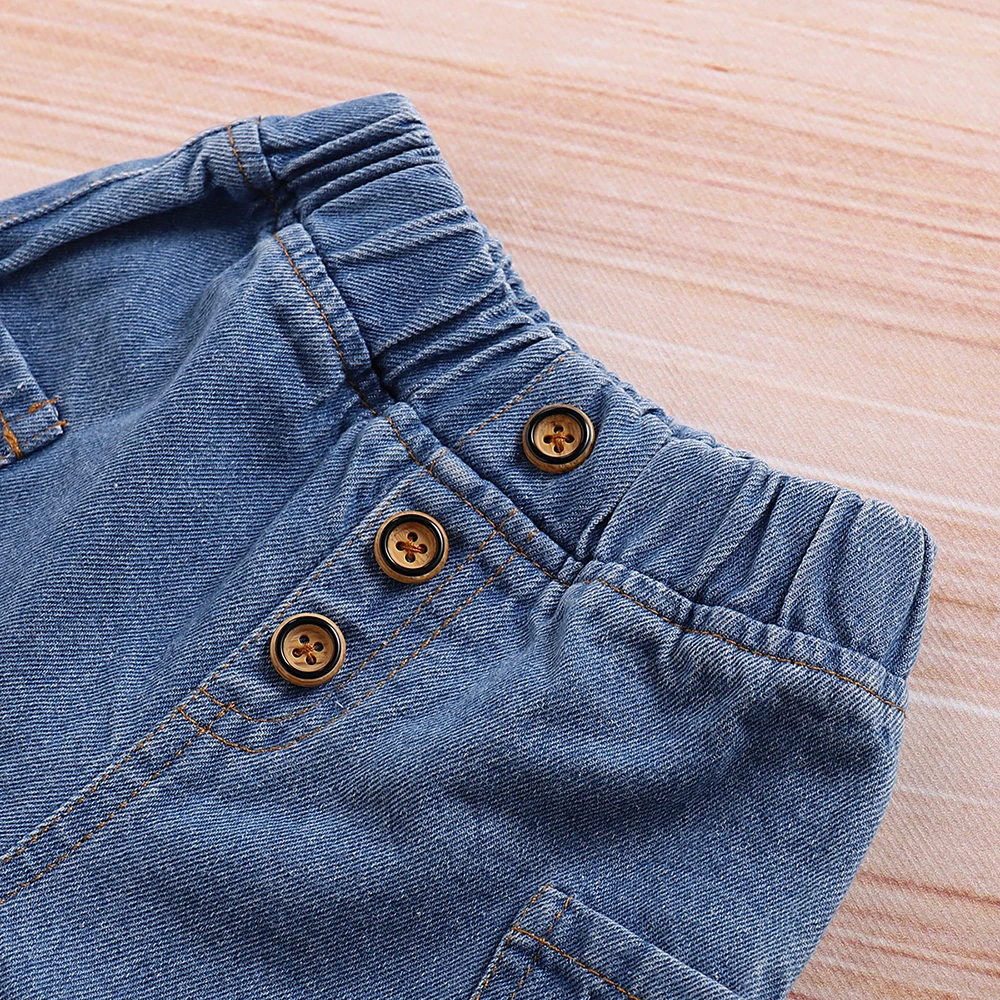 CYSINCOS/Летняя модная одежда для маленьких девочек малышей топы с открытыми плечами