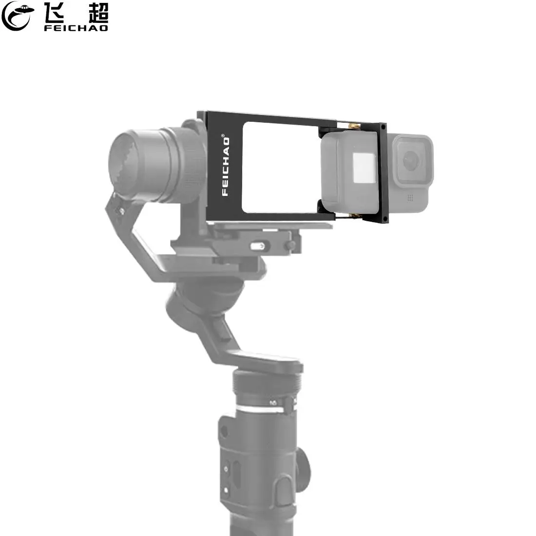 New Handheld Gimbal Adapter Switch Mount Plate Metal Splint Lightweight for GoPro Hero 8 7 Action Camera DJI Osmo Mobile 4 3 | Электроника