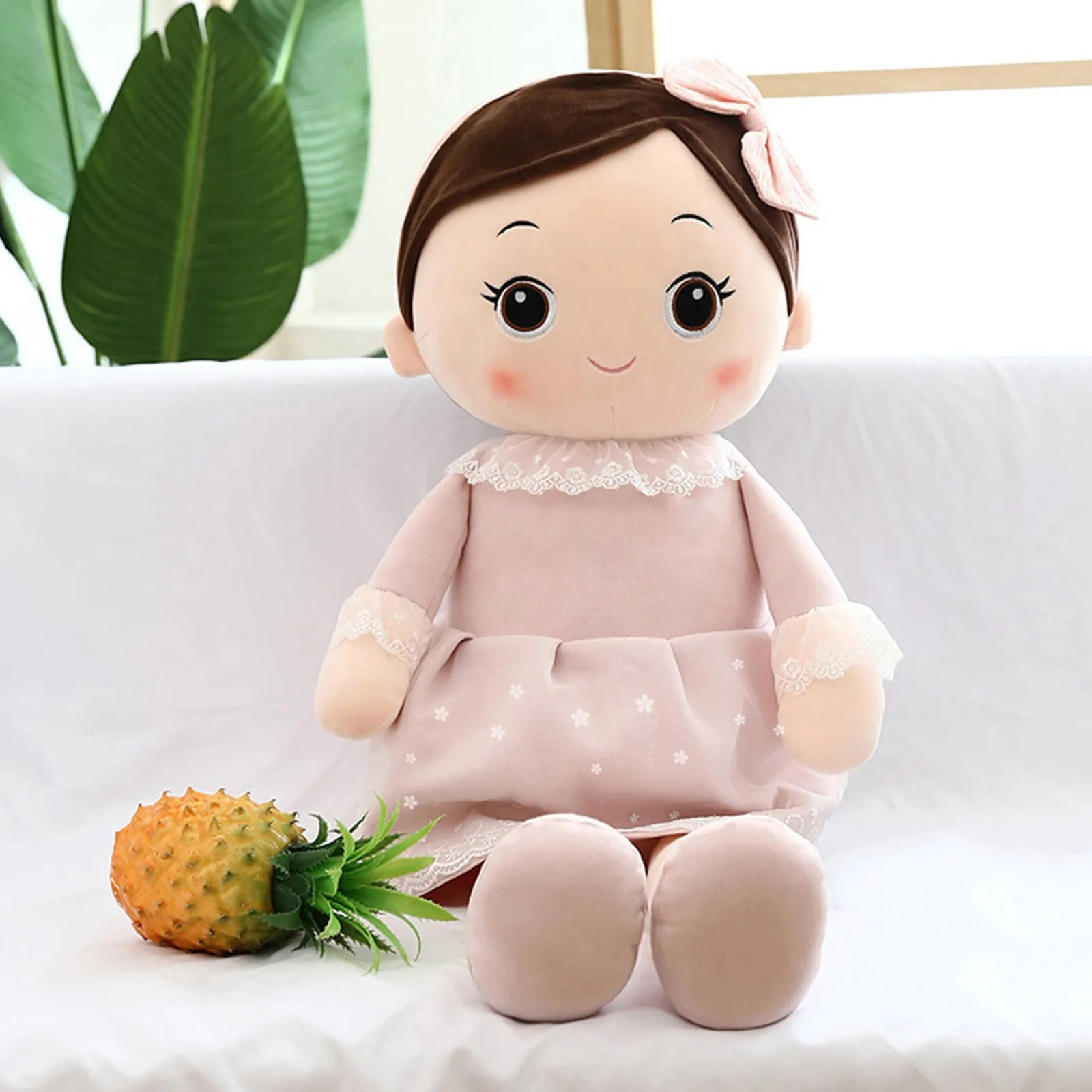 14 Inch Fashion Girl Doll Handmade Rag Dolls For Home Decoration And Interior Design Gift Toy Plush Toys Series Soft Child | Дом и сад