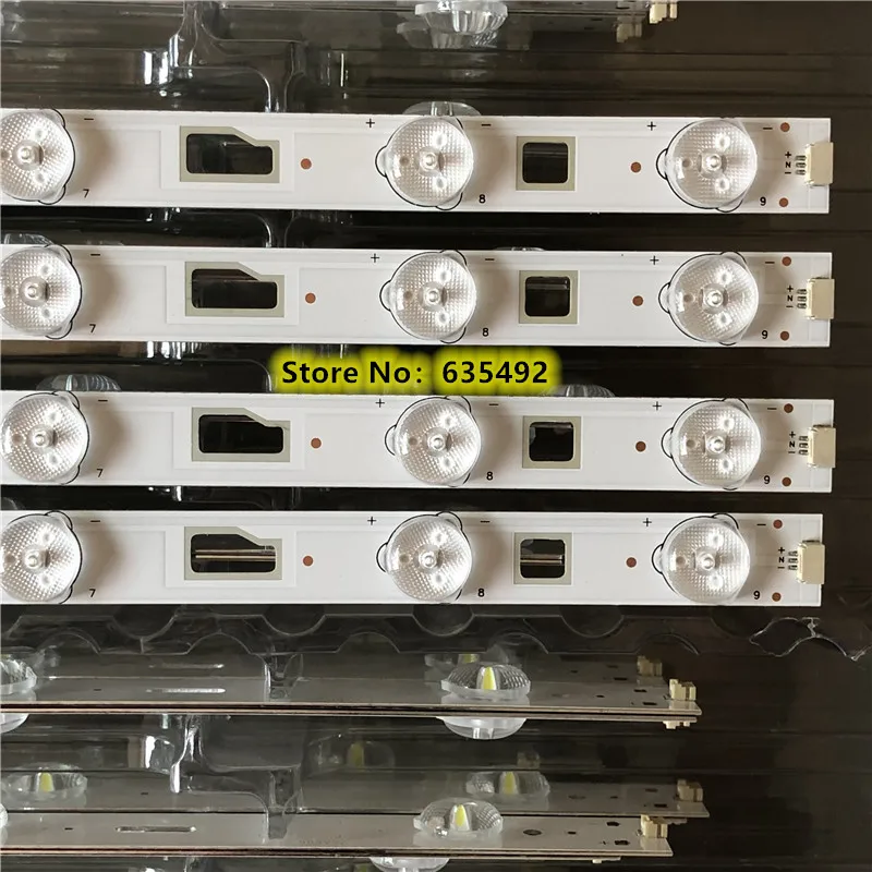 1 комплект = 2 шт. 580 мм светодиодный Подсветка подсветка полосы 9 лампы D32TS7202 32HR331M09A5
