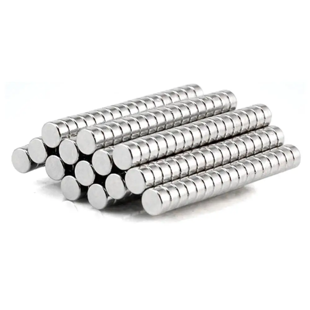 

50Pcs 4x2mm Round Shape Rare Earth Neodymium Super Strong Magnetic NdFeB Magnet Fridge Crafts For Acoustic Field Electronics