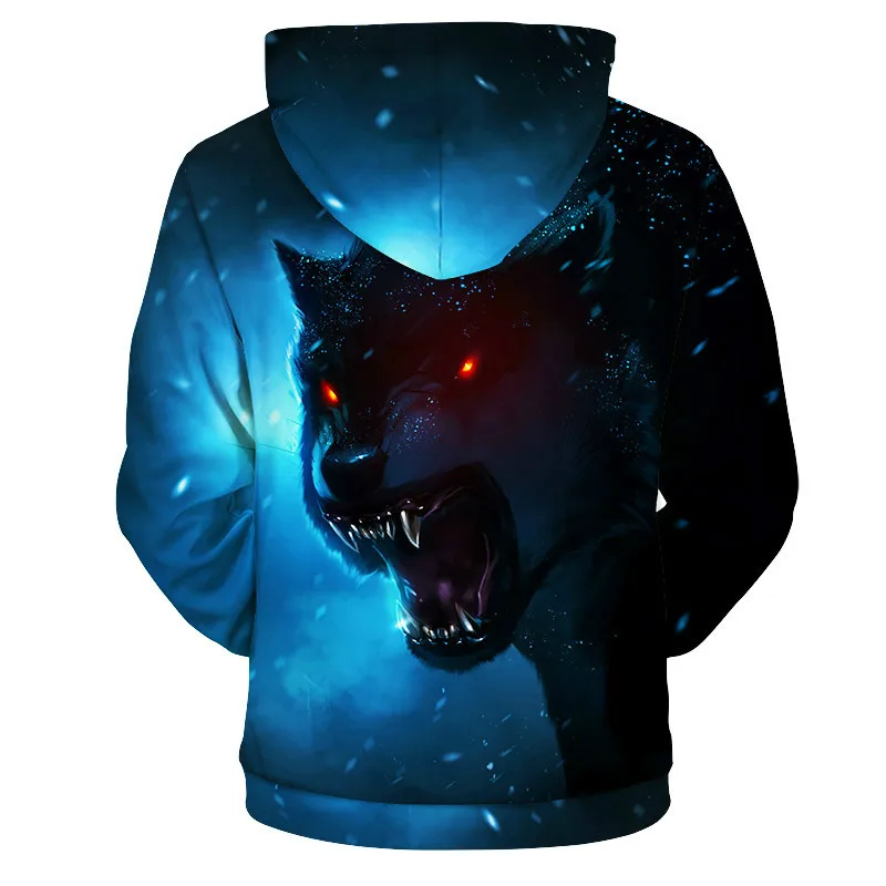 

Children's cartoon leisure sportswear, boys' and girls' fashion custom animal leisure fun Harajuku Street personality style Hood
