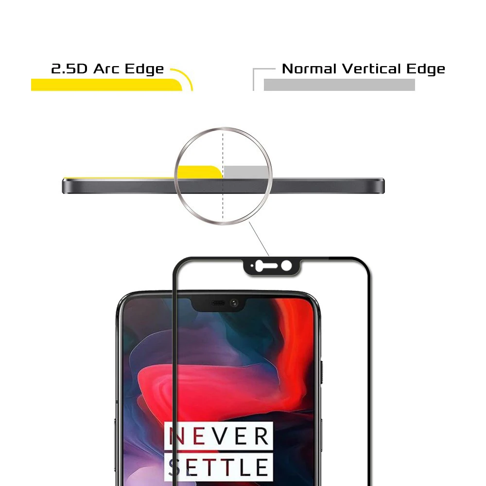 Закаленное стекло MANTIS для Oneplus 6 9D Защитное экрана One Plus Arc Edge пленка OnePlus 6T 5 5T |