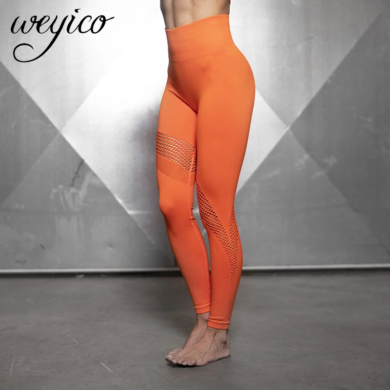 Yoga Set Women SportWear Seamless Fitness Suits Female Gym Clothing Legging One shoulder 2 pieces Workout Sport Clothes | Спорт и