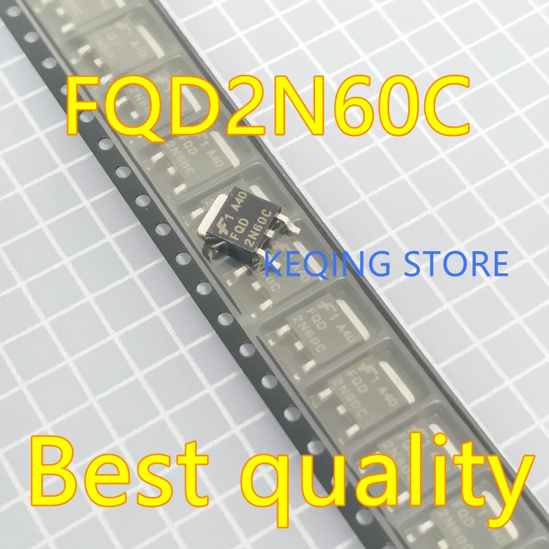 

10pcs FQD2N60C 2N60 D2N60 D2N60C