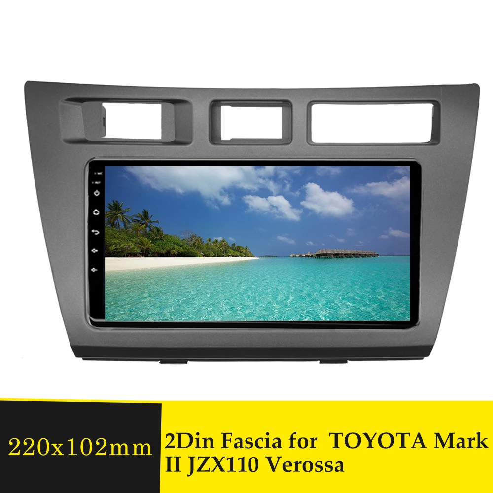 Двойная стереопанель для Toyota Mark II 2 автомобильная радиоприемник DVD рамка