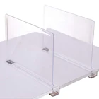 Прозрачная акриловая разделительная панель, 30x3x20 см, разделитель пространства