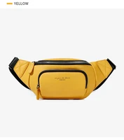 bbag newness high quality pu leather waist bag womens casual travel chest packbag crossbody belt bag fashion female purse