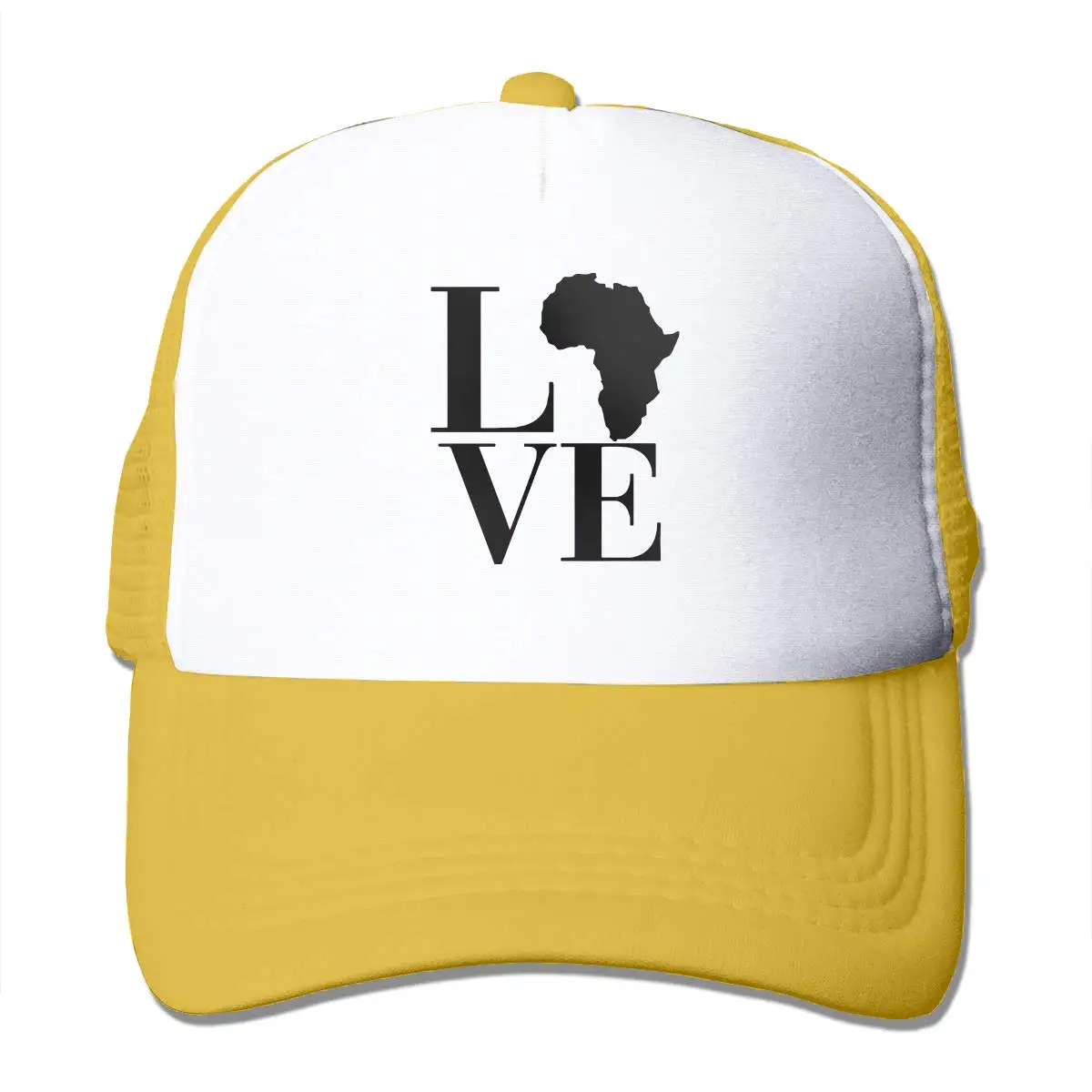 Унисекс шляпа водителя грузовика Love Africa1 Мужская Регулируемая сетчатая Кепка
