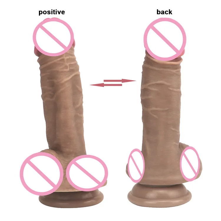 GaGu огромный фаллоимитатор реалистичный сгибаемый с присоской безопасный