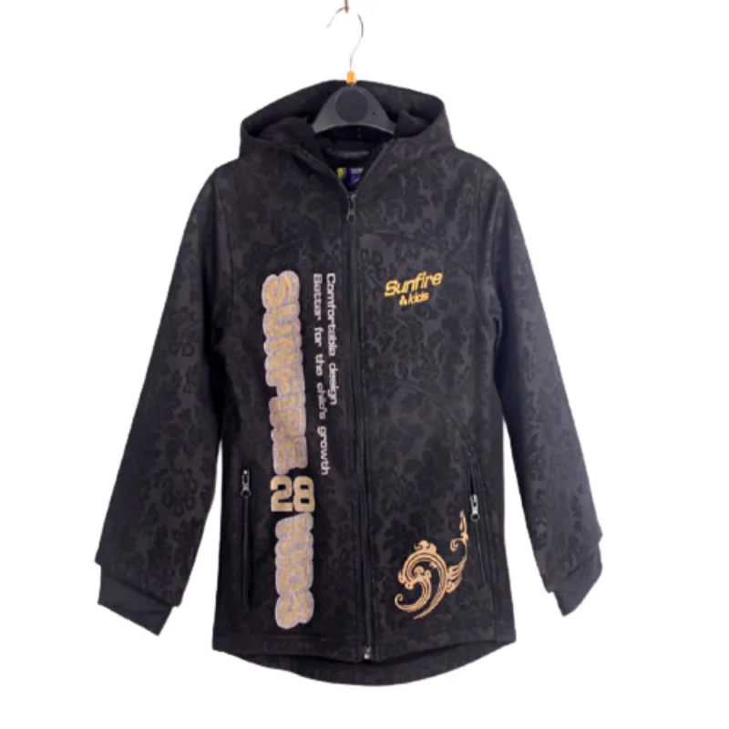 

New Children Outwear Autumn Winter Outdoor Soft Shell Sports Jacket 3-8 Years Boy Hooded Coat Kids Clothes