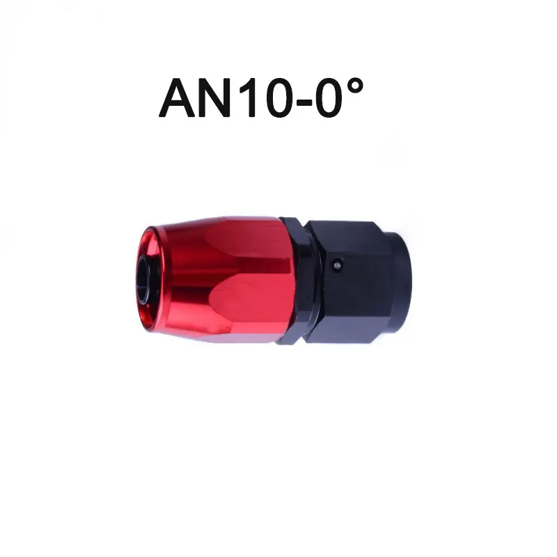 

Универсальный черный красный AN4 AN6 AN8 AN10 Прямой 45 90 180 градусов Масляный топливный поворотный шланг Фитинг Набор адаптеров для конца масляного шланга