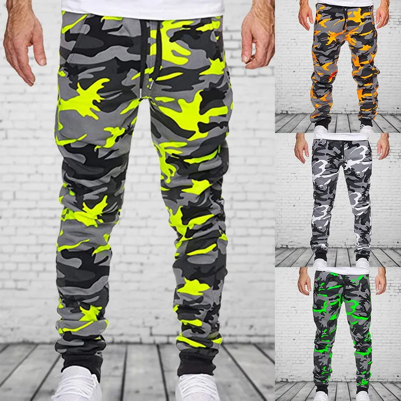 Брюки карго мужские камуфляжные хлопок свободные удобные штаны Джоггеры в стиле