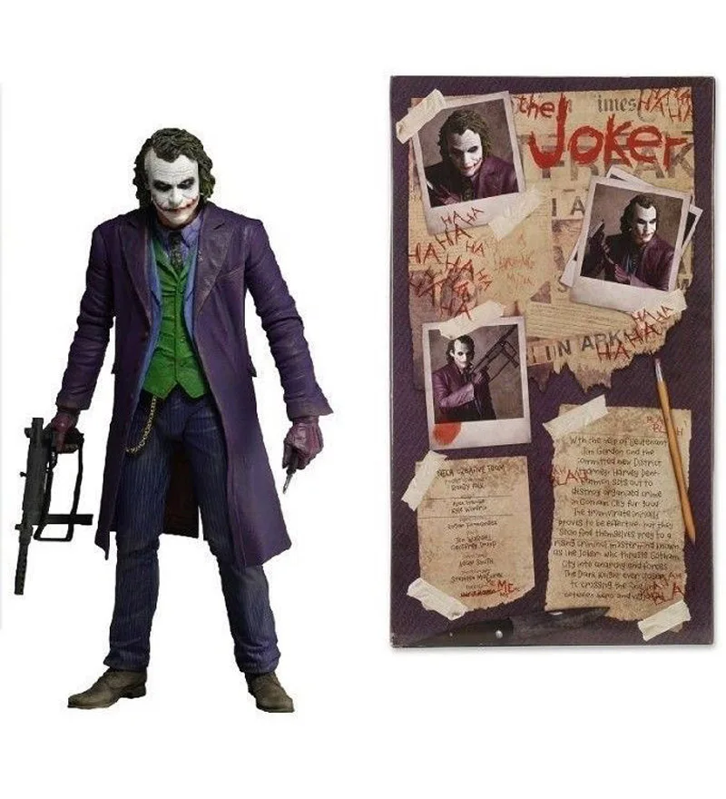 18 см DC cartoon Alliance of injustice Neca Бэтмен против Супермена Джокер Коллекционная Фигурка модель игрушки