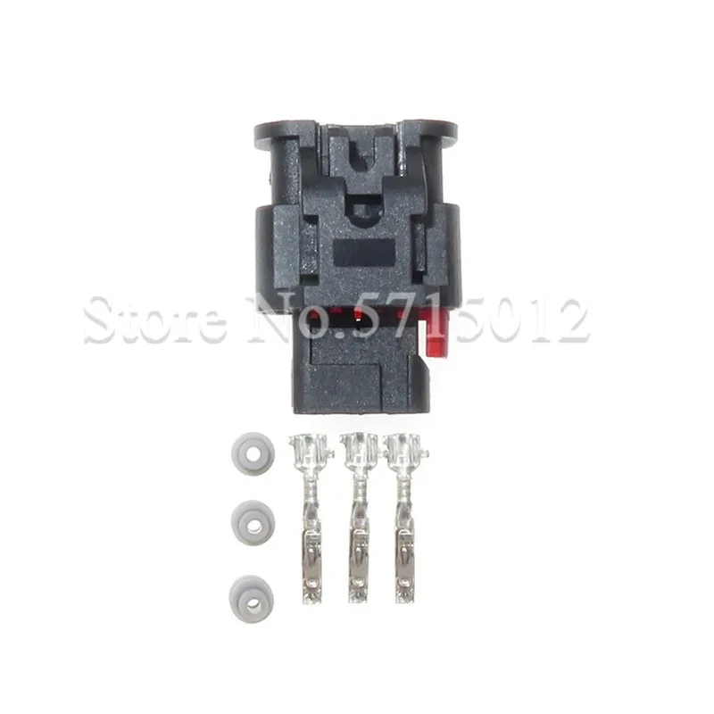 

3 Hole 1488991-1 Auto Reversing Radar Probe Cable Socket Waterproof Female Wire Plug For Ford Land Rover