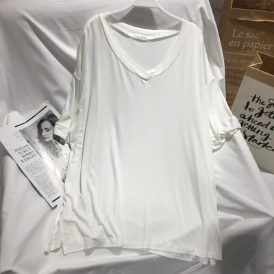 

blue New Summer T Shirt Women Knitted Casual Short Sleeves Top O-Neck Tshirt Slim Kintwear Female T-shirt