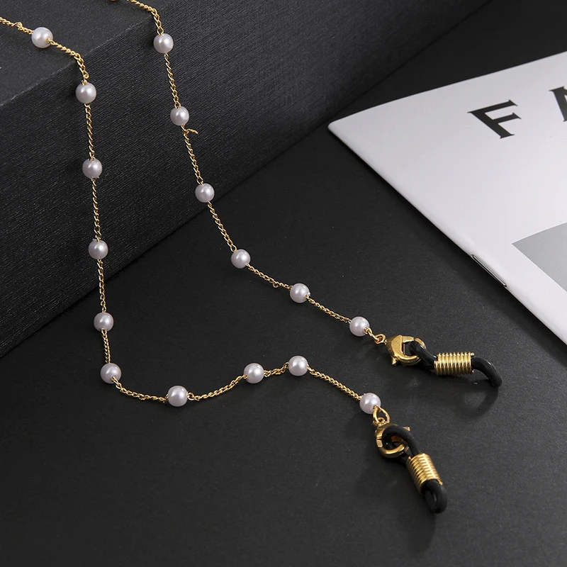

Mask Hanging Rope Necklace Anti-lost Face Mask Lanyard Mask Glasses Holder Adjustable Traceless Ear Hanging Rope Two Hooks