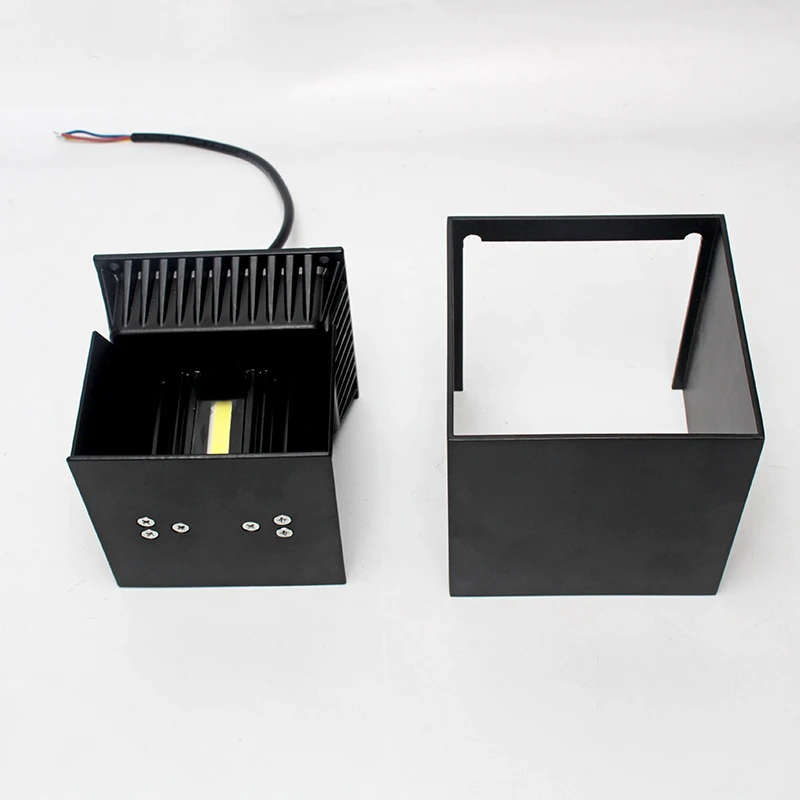 20W LED Wall Lamp Waterproof IP65 Indoor & Outdoor Adjustable Aluminum Light Surface Mounted Cube Garden Porch | Освещение