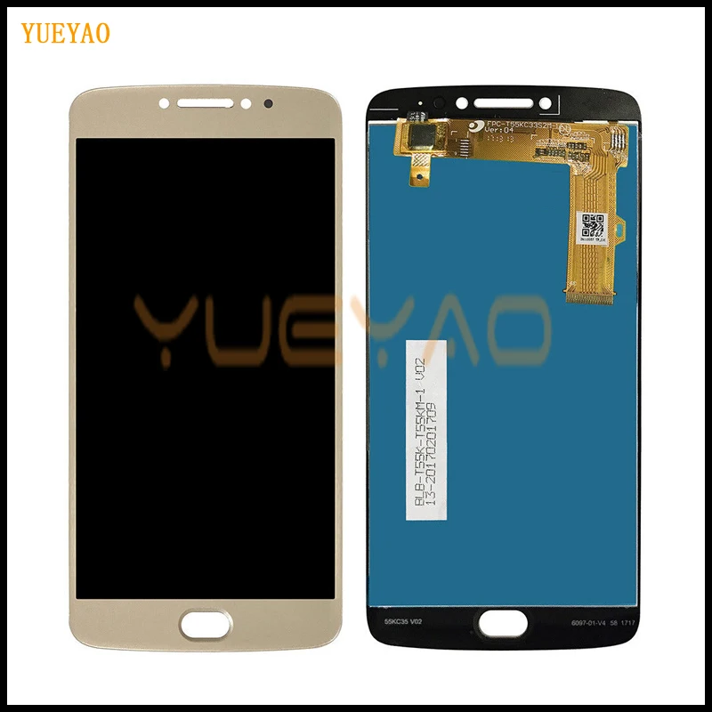 ЖК дисплей YUEYAO для Motorola Moto E4 Plus XT1770 XT1773 XT1771 XT1772 сенсорный экран с цифровым