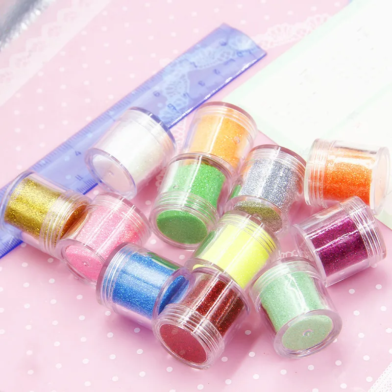 12 цветов наполнитель из эпоксидной смолы блестящий Блестящий DIY материал для