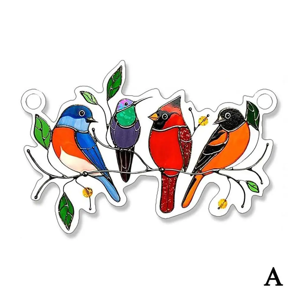 

Hanging Ornaments Colorful Spring Birds Pendant For Home Room Decor Decoration Window Gift Festival G8E3
