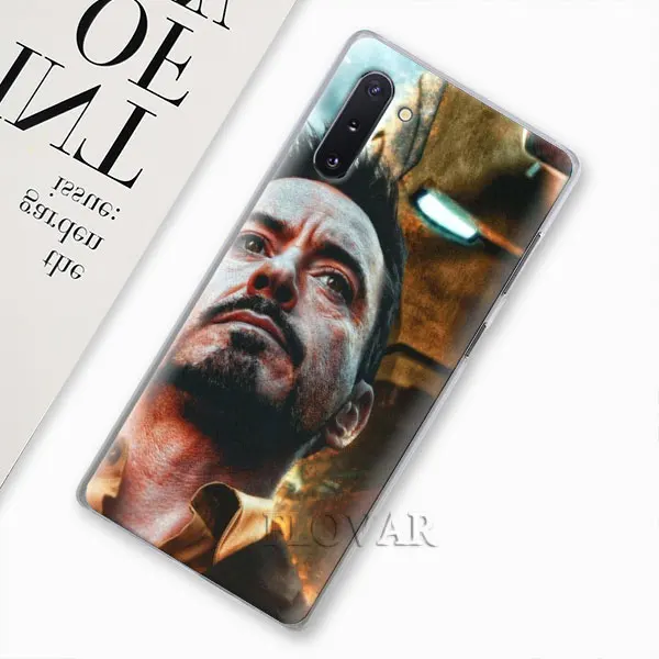 012 Marvel Железный человек завершающей чехол для samsung Galaxy Note 10 плюс 8 9 S10 S9 плюс S10e A30 A40 A50 A70 жесткий чехол - Цвет: 012
